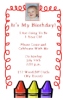 Crayola Birthday Invite