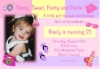 Sassy Girl Birthday Invite